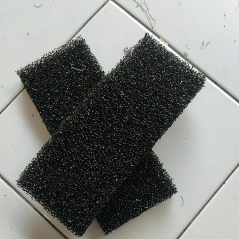 biofoam bio foam biofil hitam filter aquarium 3cm