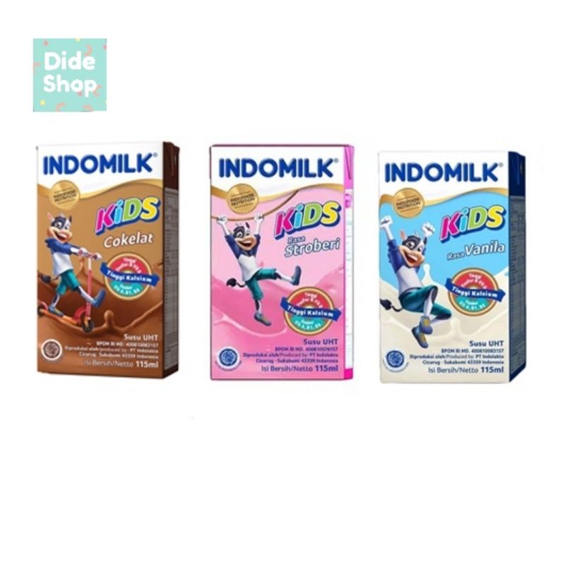 

Susu UHT Indomilk Kids 115ml All Varian