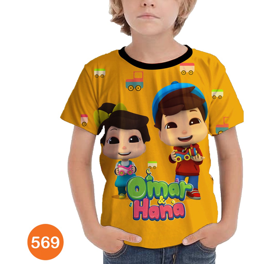 Baju Omar & Hana Kaos Series Anak #569