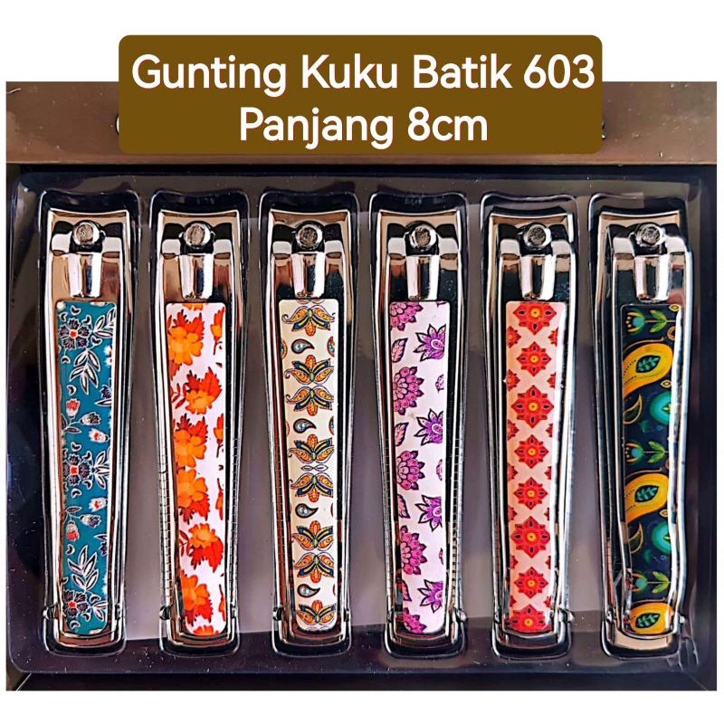 Gunting Kuku 777 Silver / Batik Besar 8cm