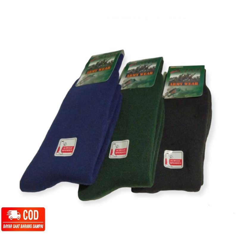 Kaos Kaki Tebal Pria//Kaos Kaki PDL Army//Kaos Kaki Pria Outdoor//Kaos Kaki Olahraga tebal