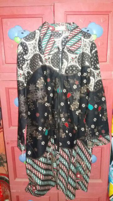 Terlaris Serut Genes Jelita Tunic Navbor Yelbor Whitbor Creambor Tunik Batik Modern Hrb030 Dolbi Dob