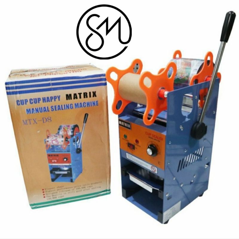 Cup Sealer Matrix MTX-D8 mesin Press Gelas Plastik