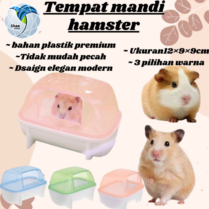 Sweet sauna Tempat Mandi Pasir Hamster Hewan Hamster Aksesoris hamster