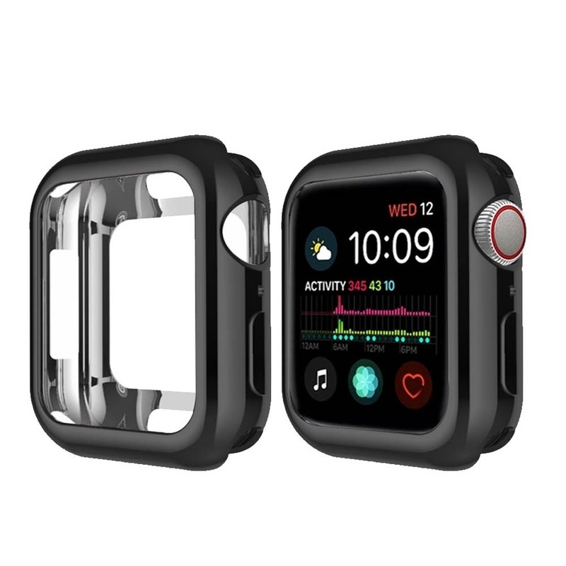 Untuk Apple case Seri SE 6 5 4 3 2 1 iwatch cover Pelindung 38mm 42mm 40mm 44mm frame TPU soft