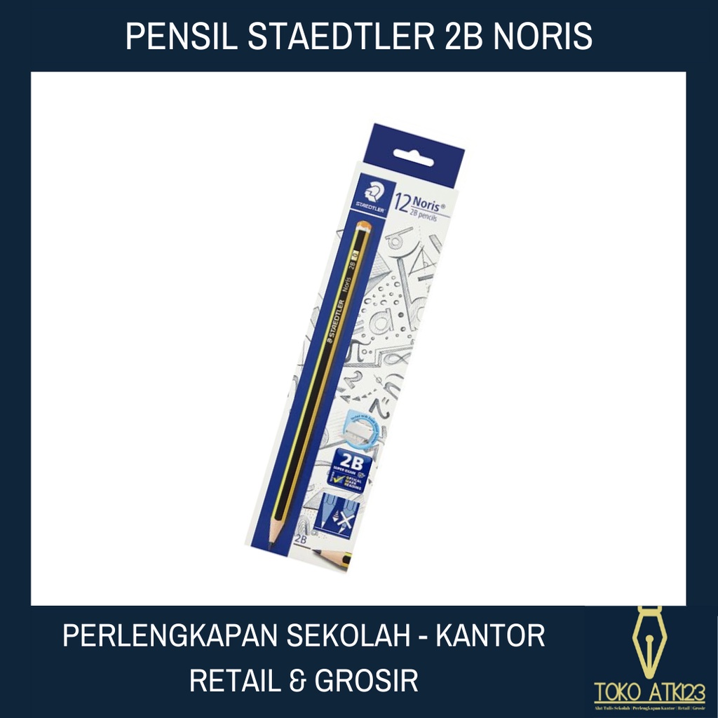 Pensil Staedler Ori / Noris/ Alat Tulis / Pensil Komputer / 2B