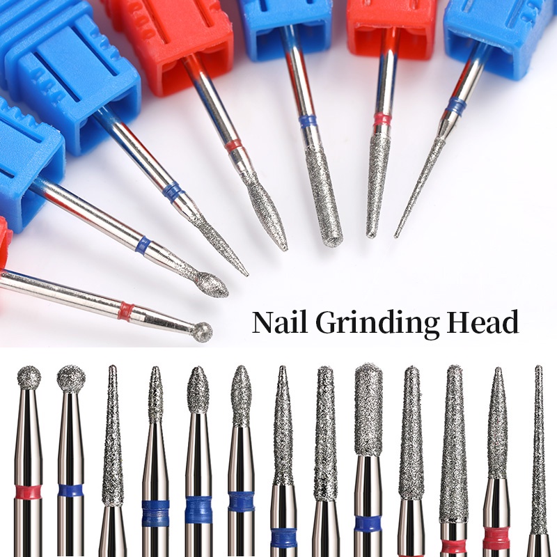 1pcs Mini Carbite Nail Drill Bits Manicure Drill Untuk Milling Cutter Mesin Listrik Kikir Kuku Buffer Peralatan Nail Art