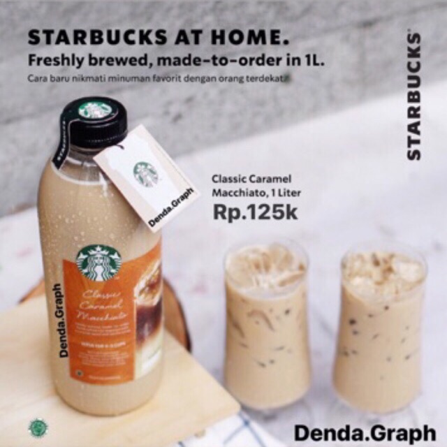 

STARBUCKS Classic Caramel Macchiato 1 Liter *KHUSUS GOSEND”