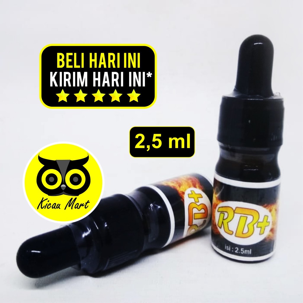 VITAMIN HARIAN LOMBA OBAT PENGGACOR BURUNG PLECI MURAI KACER RB + PLUS 2,5 ML POWER GACOR RB2ML