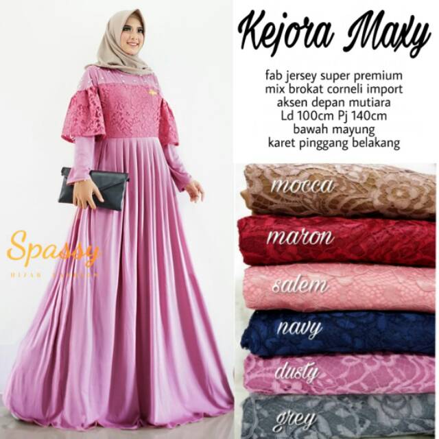 Kejora Maxy Dress Pesta by Spassy