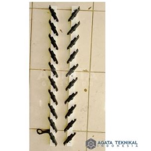 B.S -Rangka Jendela Nako Dicky Niki Premium - 4"/10cm - 10 Blades - Putih