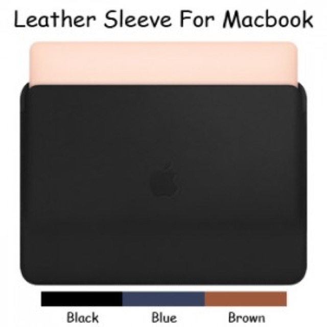 Apple Leather Sleeve Sarung Case Casing Cover Pouch Macbook Pro Retina 13.3 Inch