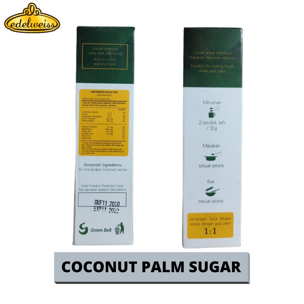 Gula semut kelapa 400 Gr Coconut Palm Sugar Alami Alam Indonesia