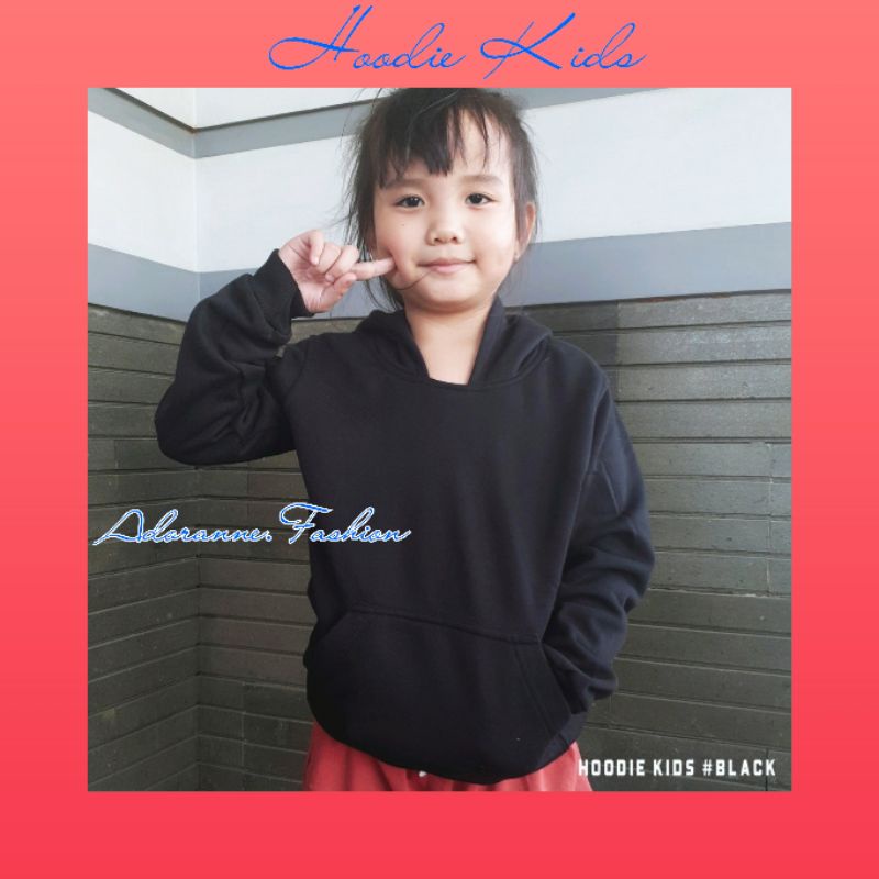 HOODIE ANAK POLOS PREMIUM FLEECE/SWEATER HOODIE ANAK PEREMPUAN &amp; LAKI-LAKI PREMIUM