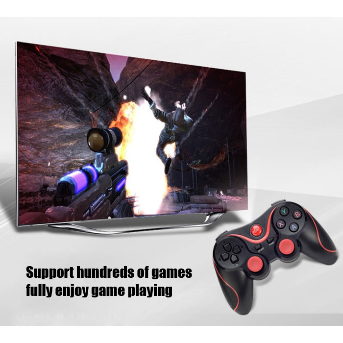 Gamepad T3/X3 Bluetooth Controller Joystick For Android PC TV Box With Holder Free Fire