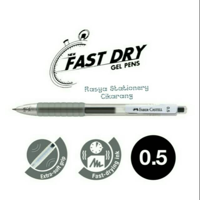 

Air Gell Ballpoint Faber - Castell 0.5 ( Black)