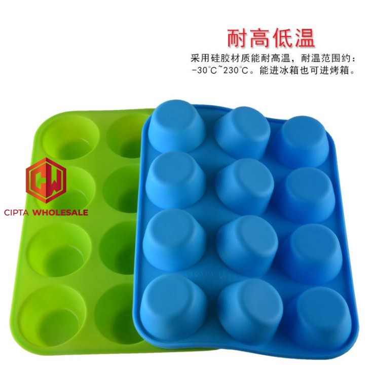 Silicone Cetakan Muffin 12 24 Lobang Cup Cake Mini Bakeware cupcake Mold