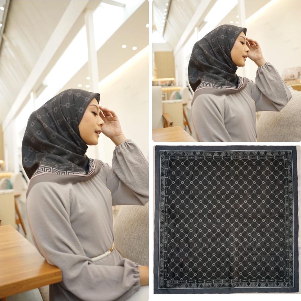 Voal Motif Premium / Hijab Segi Empat Voal Motif Premium Lasercut / Jilbab Voal Motif Premium Laser 