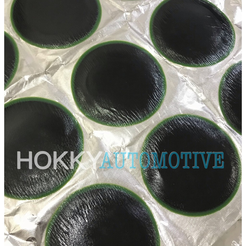 tambal ban luar maruni 7,8cm / lembaran karet tambal ban luar maruni