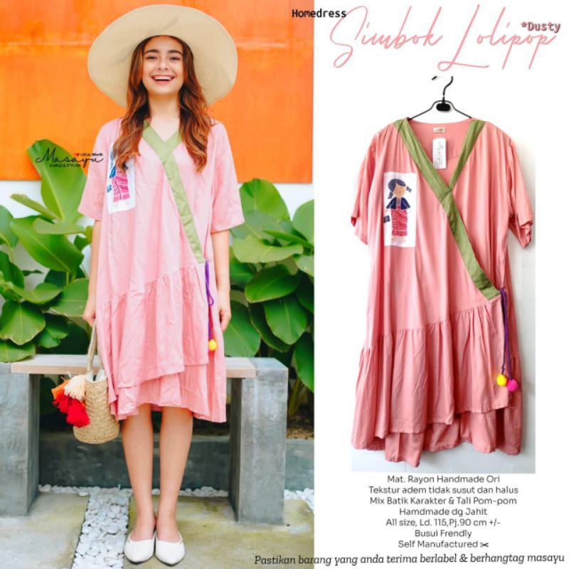 homedress batik simbok lolipop ori by masayu