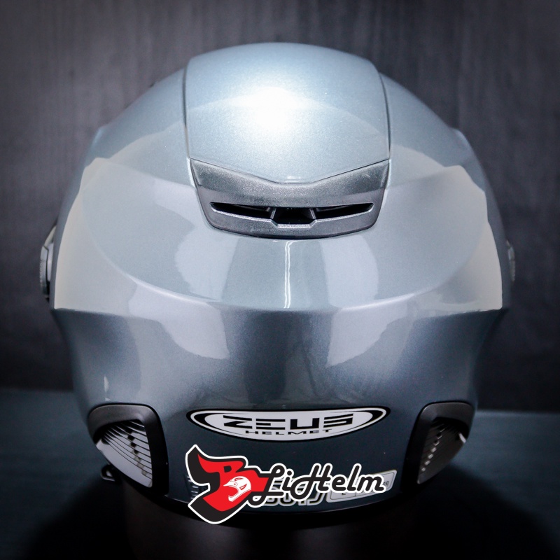 HELM ZEUS ZS 611 SOLID TITANIUM | 611 SOLID - HALF FACE DOUBLE VISOR-2