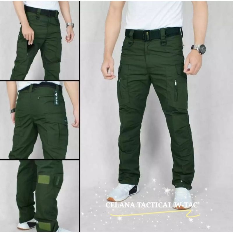 Celana/tactical /pdl/cargo w-tac panjang pria wanita