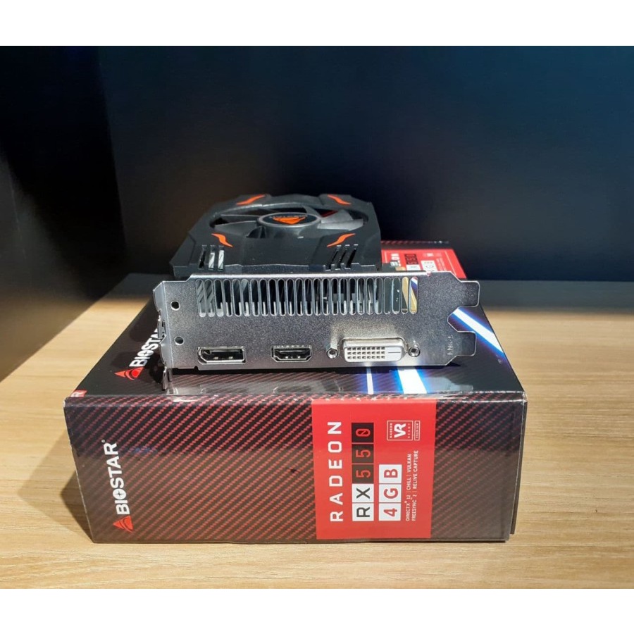 BIOSTAR RX 550 4GB DDR5 128 BIT VGA RADEON RX550 GARANSI RESMI