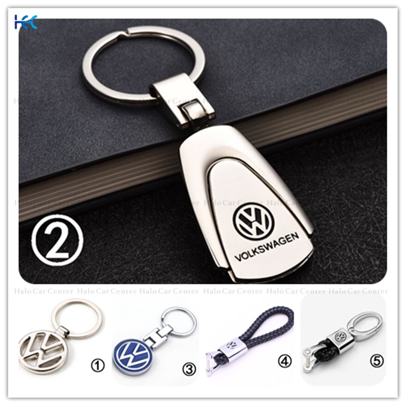 【Ready Stock】Alloy Metal Logo Motorcycle Keychain Car keychain SET for Volkswagen