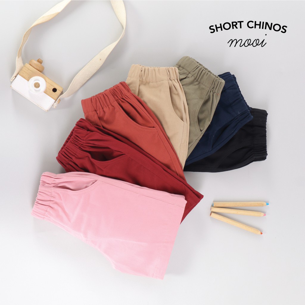 PROMO 7.7 PROMO BAJU LEBARAN MURAH Mooi Celana Pendek Anak Chinos Short 1-5 Tahun