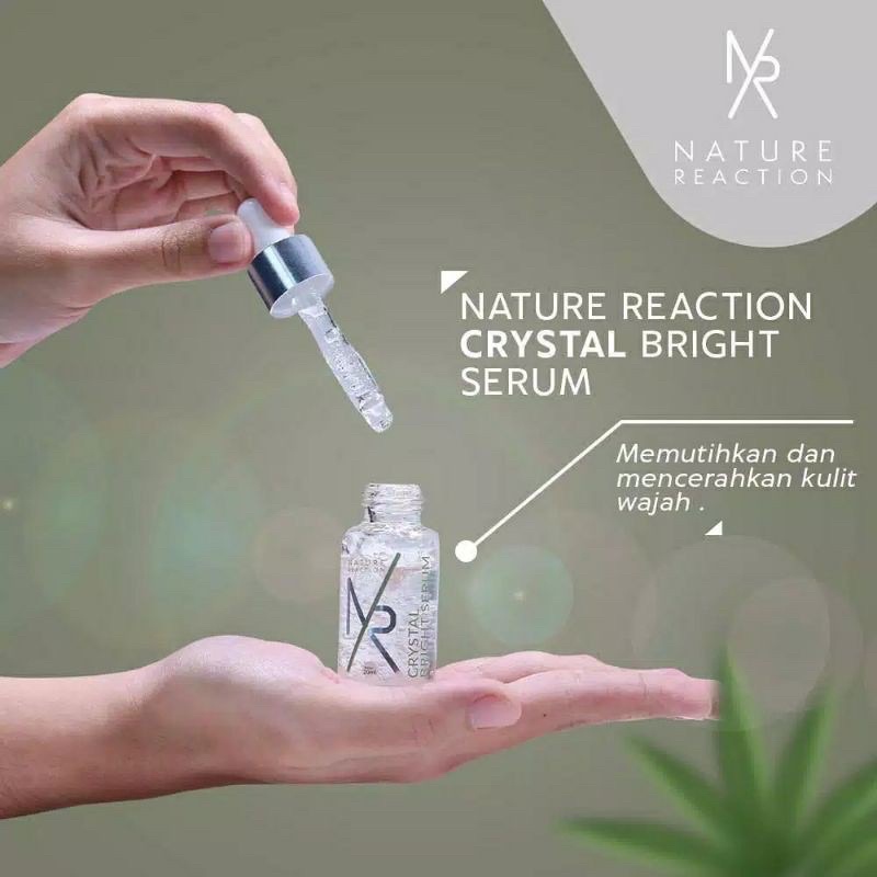 KINDSTORE❤ | SERUM Nature Reaction Crystal Bright Serum Serum NR Glow Halal BPOM