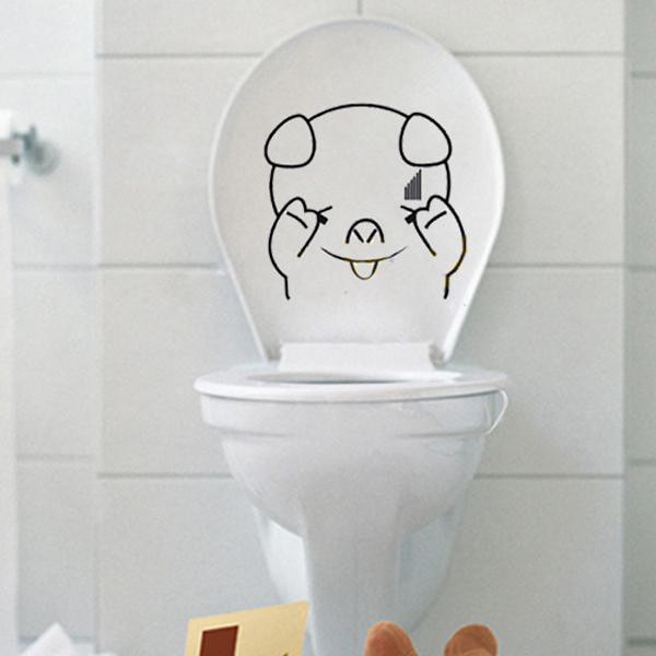 

STICKER/STIKER TOILET BABI MALU