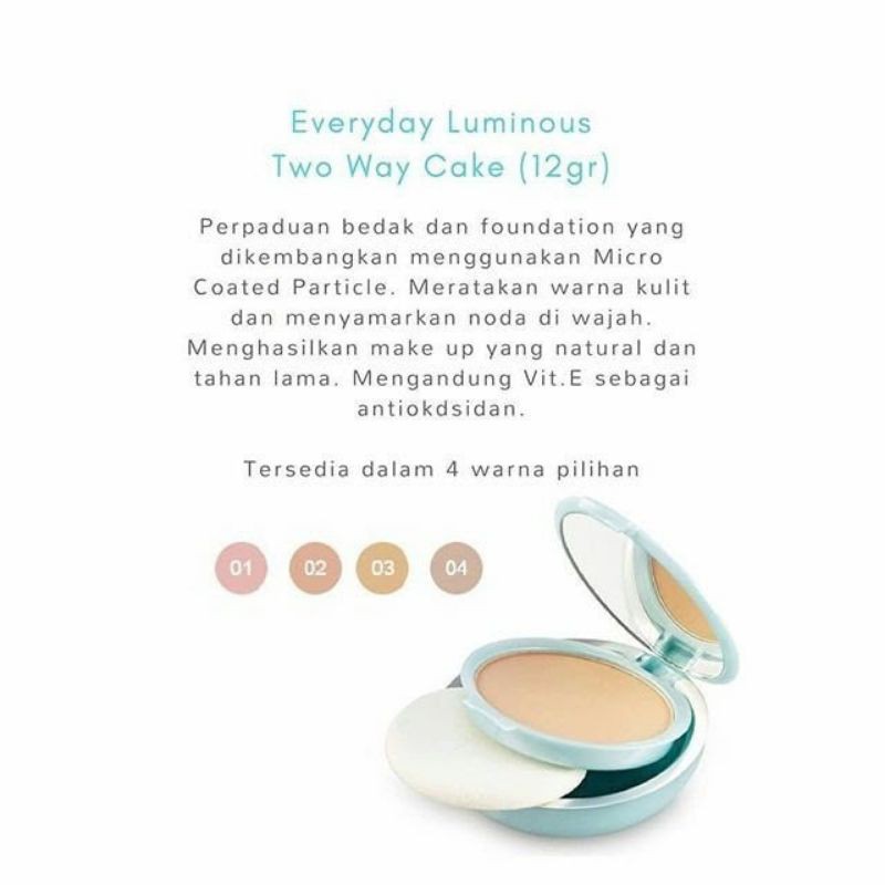 wardah luminous Two way cake
