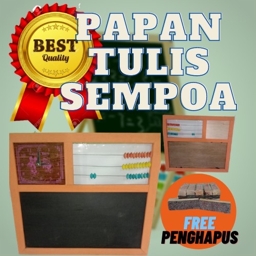 

Papan Blackboard/Tulis Sempoa Untuk Anak Murah