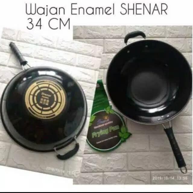 WAJAN ENAMEL ANTI LENGKET/ GANGGANG/ KUPING