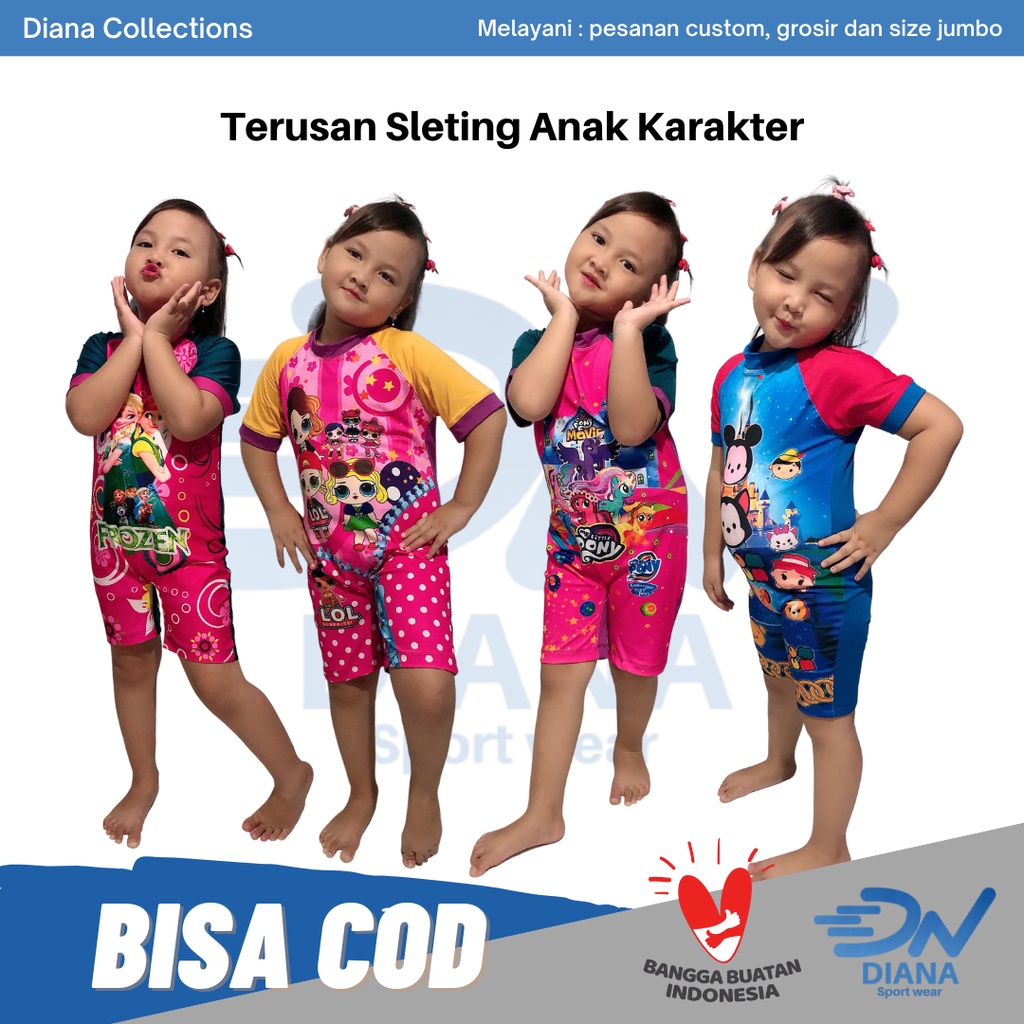 baju renang anak perempuan | baju renang anak karakter frozen | baju renang anak karakter perempuan 