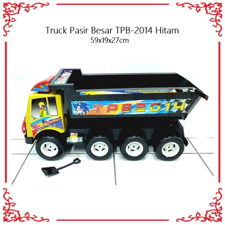 Mainan Anak Truk Pasir Besar TPB-2014 Hitam