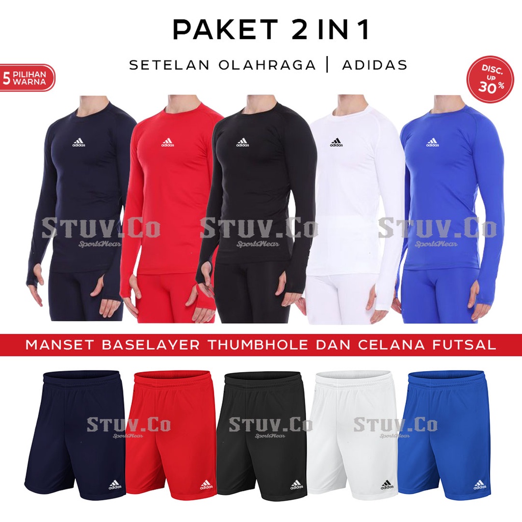 STELAN PAKAIAN OLAHRAGA MANSET BASELAYER PANJANG JARI DAN CELANA OLAHRAGA DRIFIT PRIA WANITA