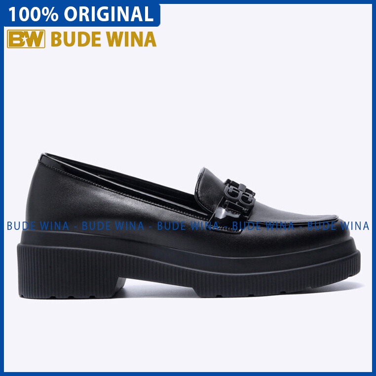 SEPATU PANSUS KULIT EVERBEST WANITA ORIGINAL LOAFER FORMAL HITAM EW09