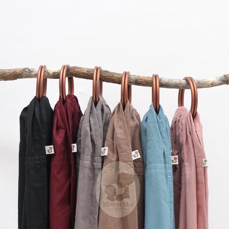 GENDONGAN RING SLING LINEN TANPA CELAH MERE ET MOI SIZE S / GEOS / GENDONGAN INSTAN