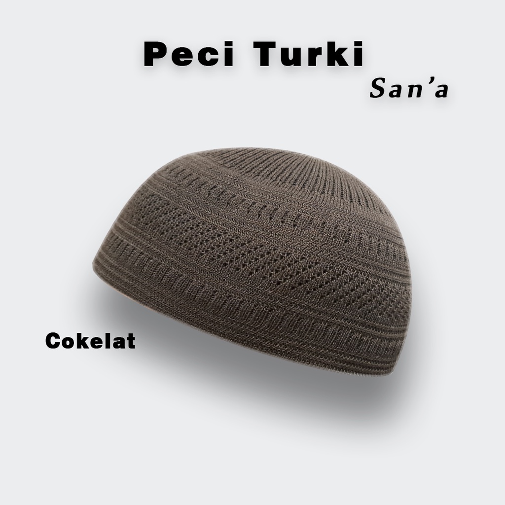 Peci Rajut Turki San`a Dewasa Aneka Warna Peci Rajut turki Dewasa