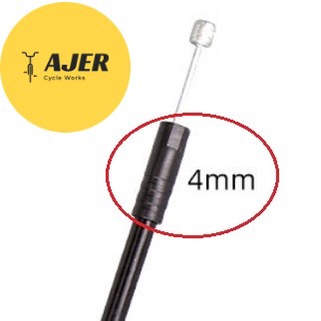 End cap Cable Housing kabel outer Rem Shifter 4mm 5mm kondom penutup cup ujung Sepeda