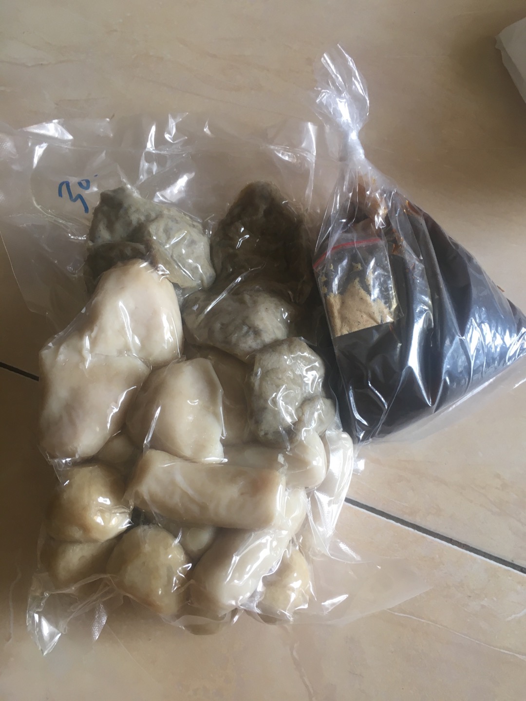 Pempek Palembang Kecil Paket Campur Isi 30pcs + Cuko