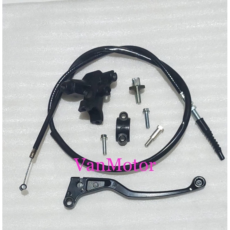 DUDUKAN HANDLE HENDEL KOPLING SET KABEL SATRIA FU 150 KLX 150 DT TRACKER TREKER