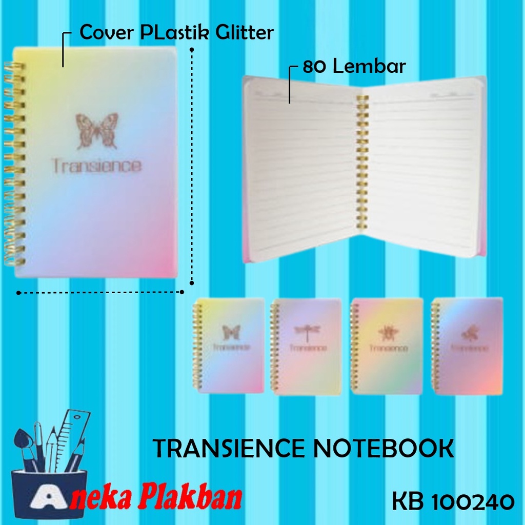 

TRANSIENCE NOTEBOOK A6 - A5 - B5 / BUKU CATATAN / BUKU SPIRAL