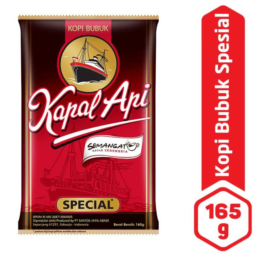 

KAPAL API SPECIAL 165GR KOPI BUBUK