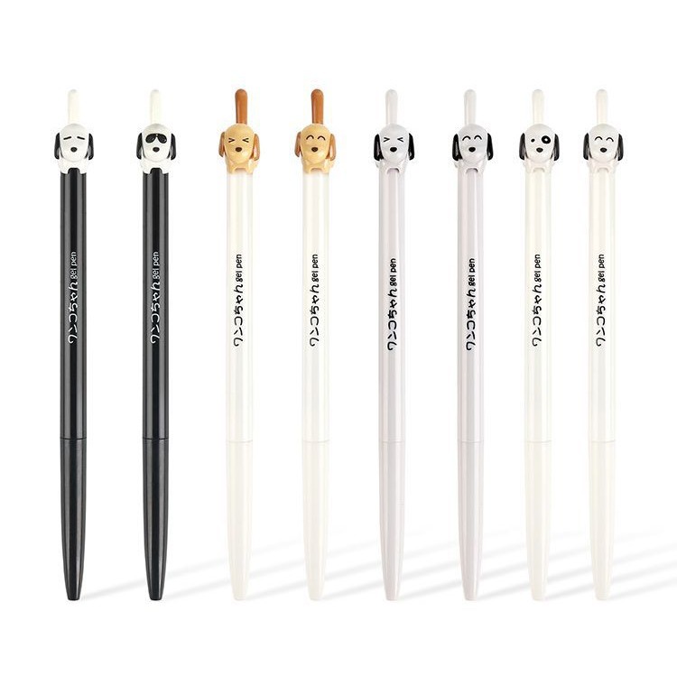 

OS007 Pulpen Anjing Pena Ballpoint Cetek Cute Doggie Gel Signature Pen