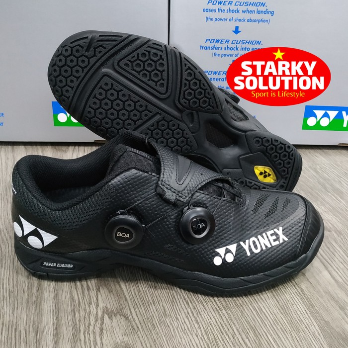 Yonex Power Cushion Infinity BOA Sepatu Bulutangkis Original - Hitam