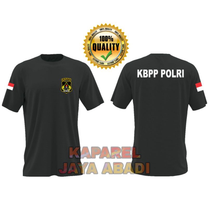 Kaos Kbpp Polri / Baju Kbpp Polri / Atasan Pria Wanita KBPP POLRI Lengan Pendek Quality High
