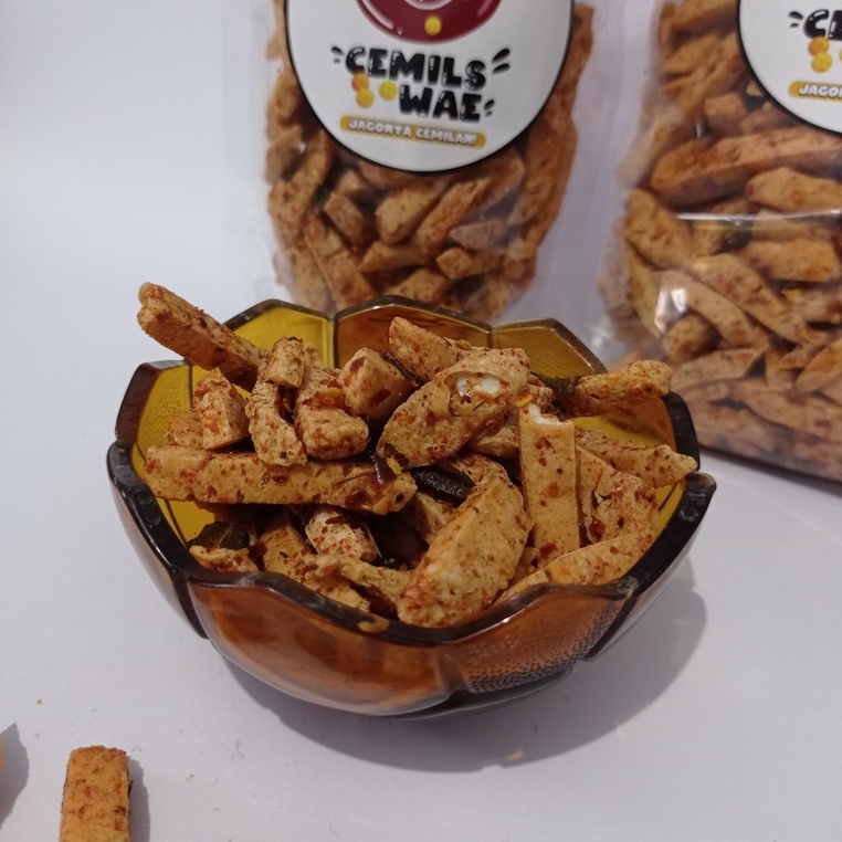 BASRENG STICK PEDAS DAUN JERUK 400 GRAM: BAKSO GORENG BERBENTUK STIK PANJANG DENGAN CABE ASLI DAN PERPADUAN DAUN JERUK ENAK MANTAP-2