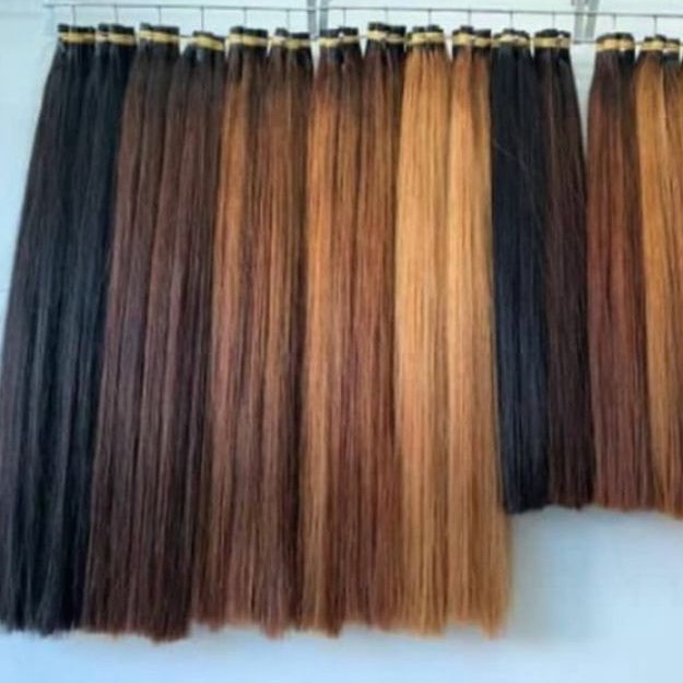 HairExtension 50cm rambut sambung asli warna hitam brown rambut ASLI dijamin asli